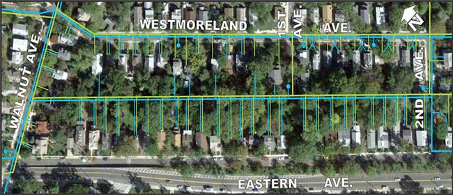 Takoma Park Water And Sewer Alignment Project