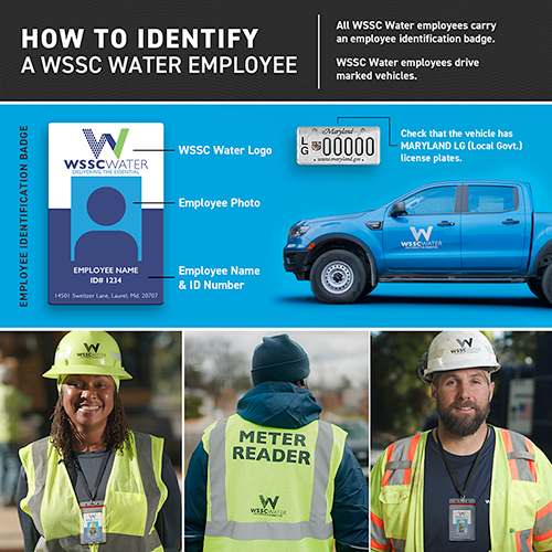 Identify a wssc water employee