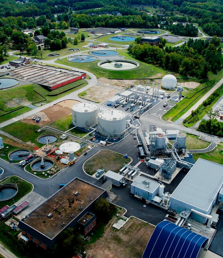 Aerial view of the Piscataway BioEnergy Plant