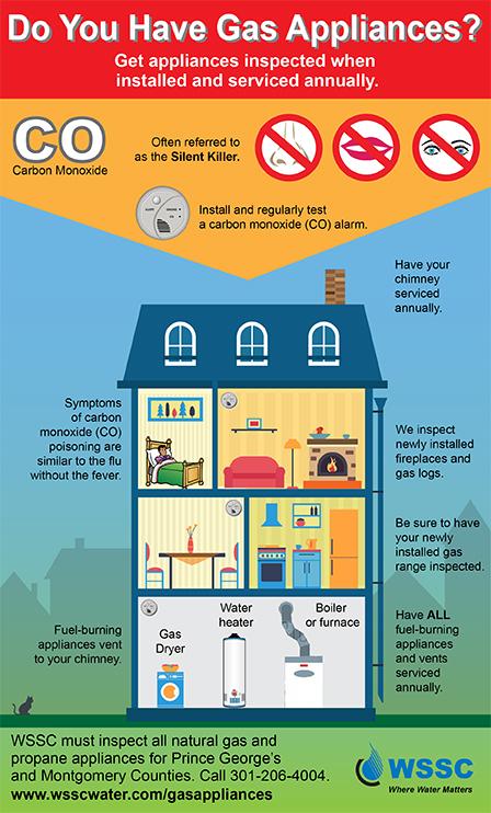 Gas Appliances Infographic
