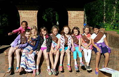 Brownie Troop 5627 enjoying a WOW day at Brighton Dam