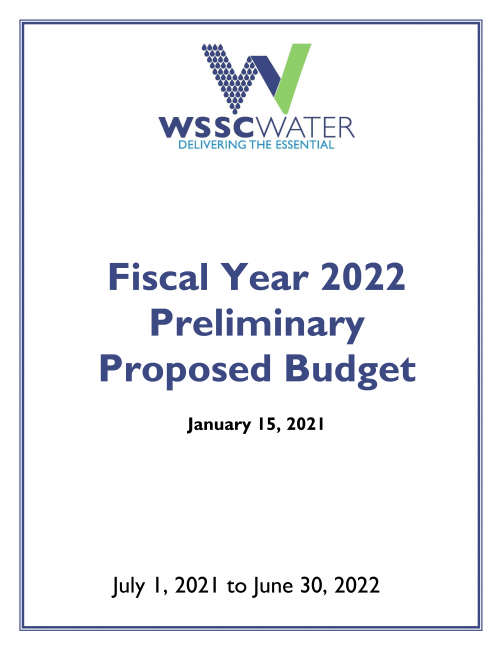 FY 2022 preliminary proposed budget