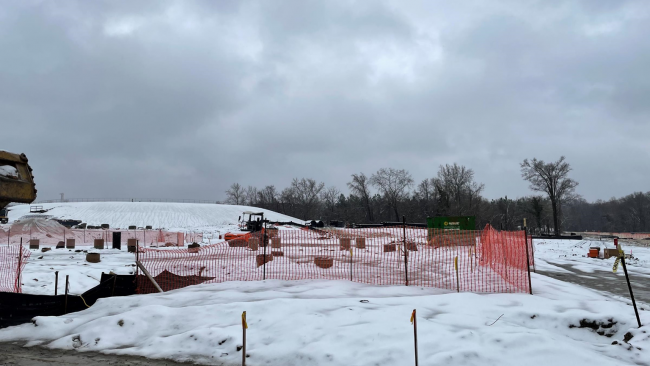 Wind and snow made for some challenges in January 2021.