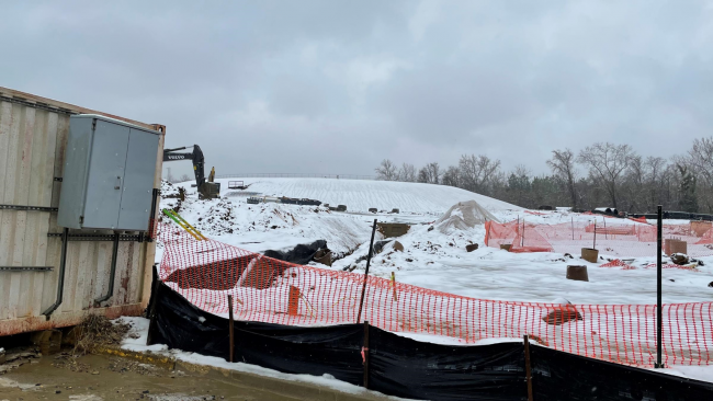 Wind and snow made for some challenges in January 2021.