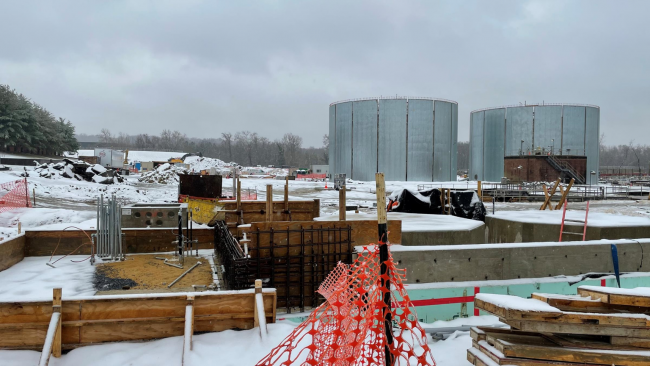 Wind and snow made for some challenges in January 2021.