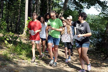 on the trail geocaching