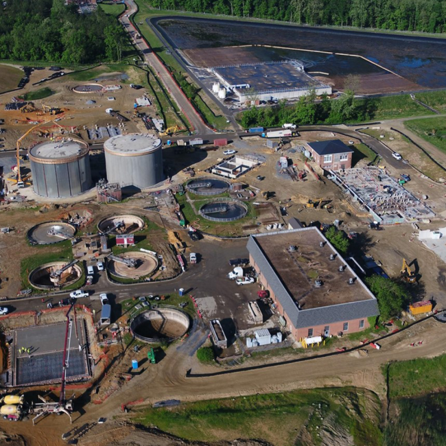 Good overall aerial view of the Bioenergy campus.  More detail is shown on subsequent slides.
