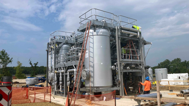 Cambi equipment delivered and set up