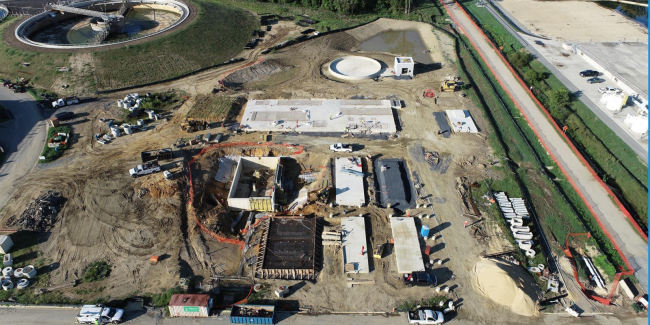 This is a closer view of the Gas Treatment Area