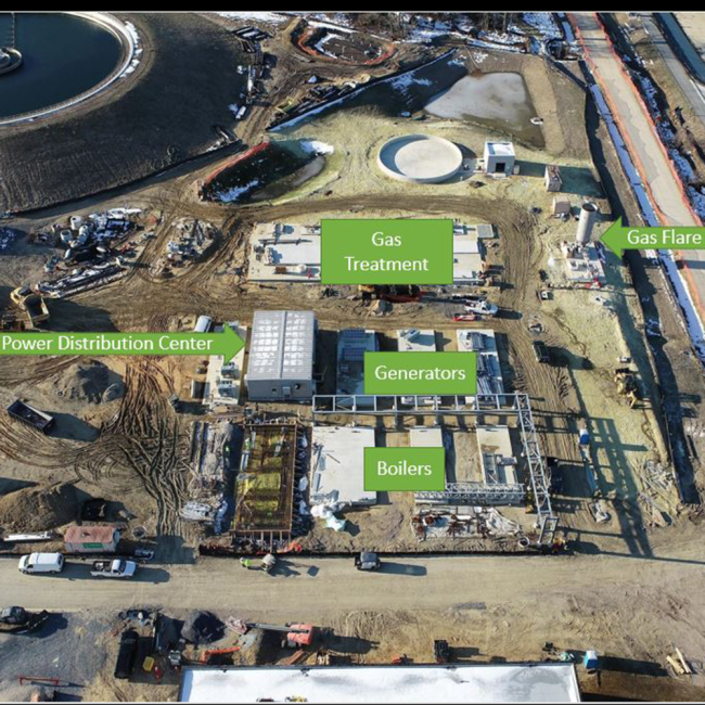 This is the area of the project commonly referred to as the Combined Heat & Power Area.  
