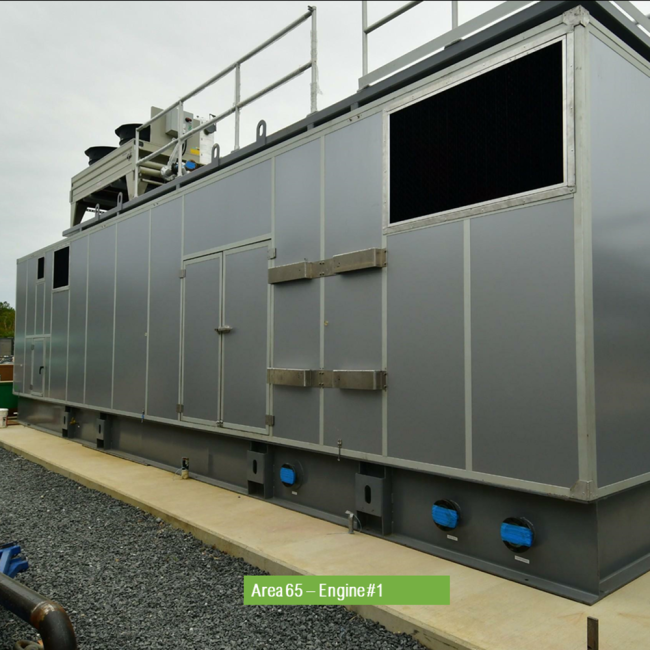 This is the first of three generators that was put in place this past month.  