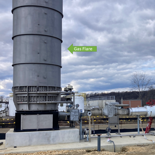 The Gas Flare and the Gas Storage Bubble will be delivered soon.