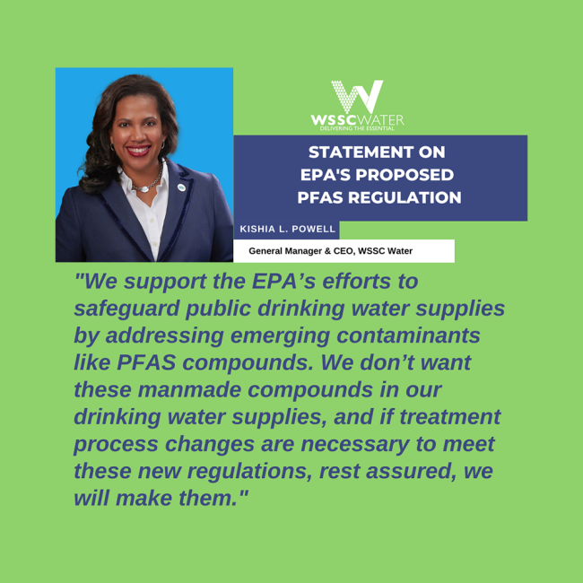 Proposed PFAs Regulations from EPA -quote from GM Powell