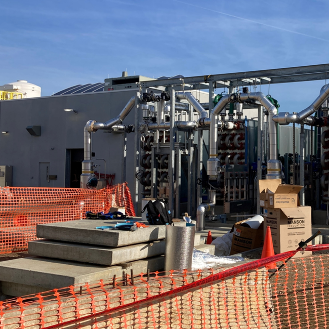 Adding insulation to the Heat Exchanger Piping