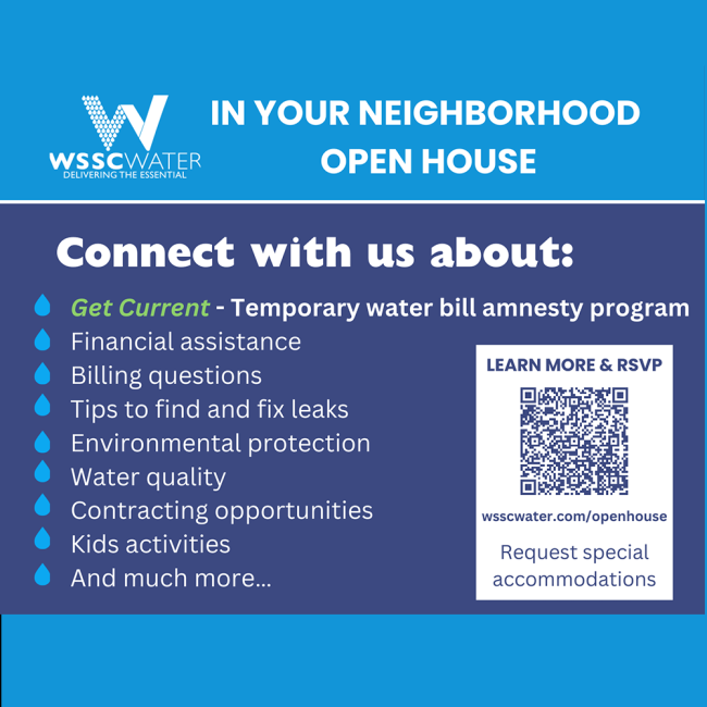 In your neighborhood open house