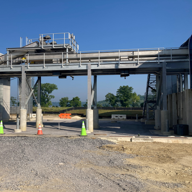 This Solids Truck Loading Area is being prepped for paving.