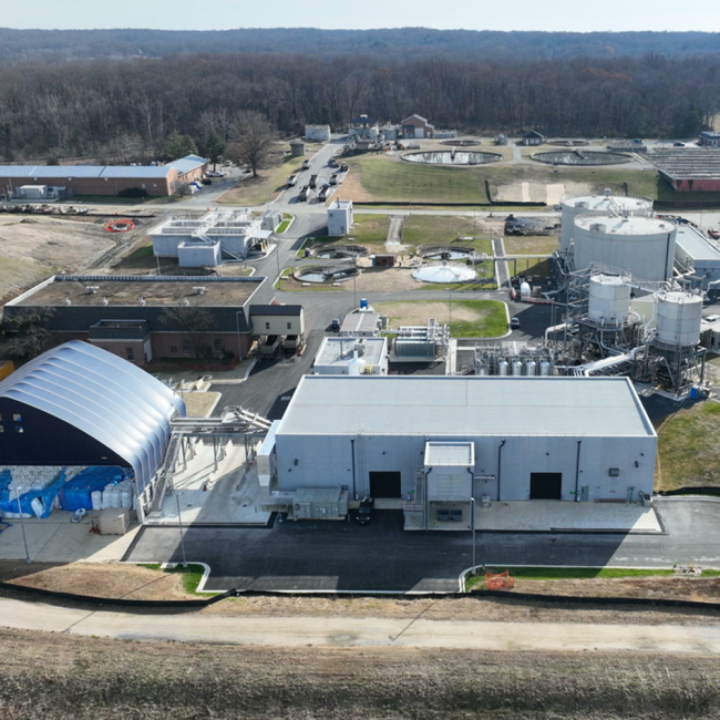 Site overview facing east.