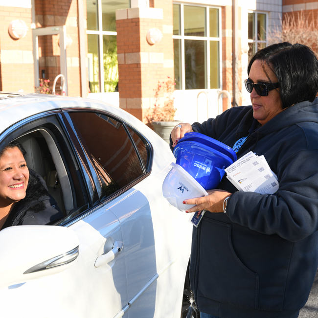 Kelly Caplan sharing financial assistance information