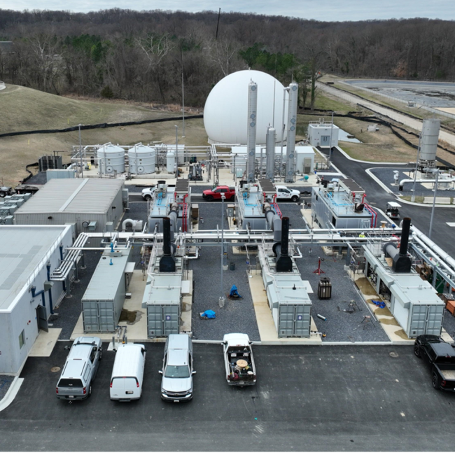 The third boiler was delivered to the site last month, set in place, and is now connected and piped in.