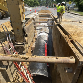 Pipeline installation – 15627 Bond Mill Rd
