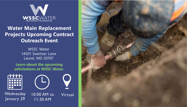 Contract Outreach event Water Main Replacement 2025