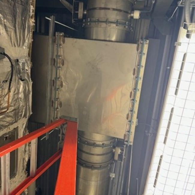 Mezzanine Floor Acid Ductwork