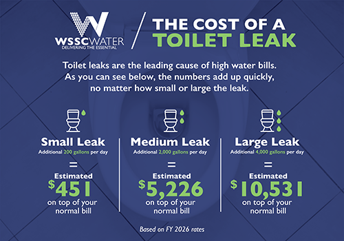 the cost of a toilet leak