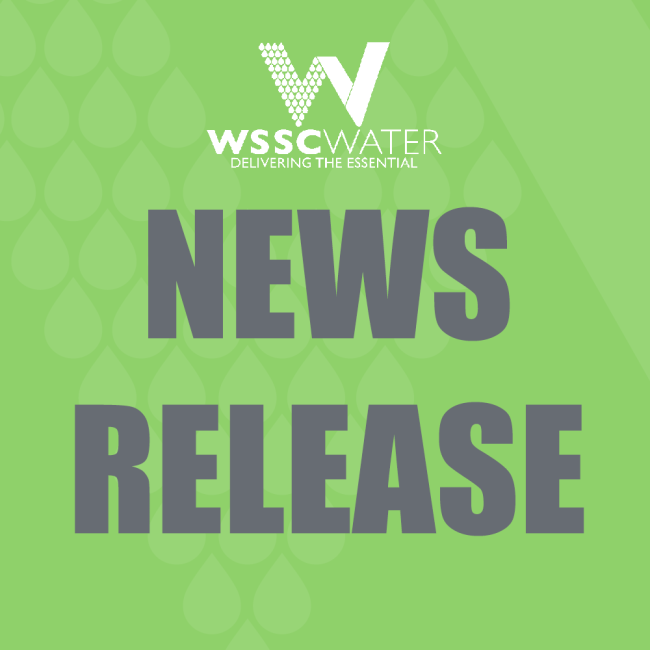 WSSC Water News Release