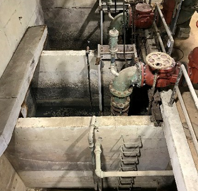 Large meter valve replacement